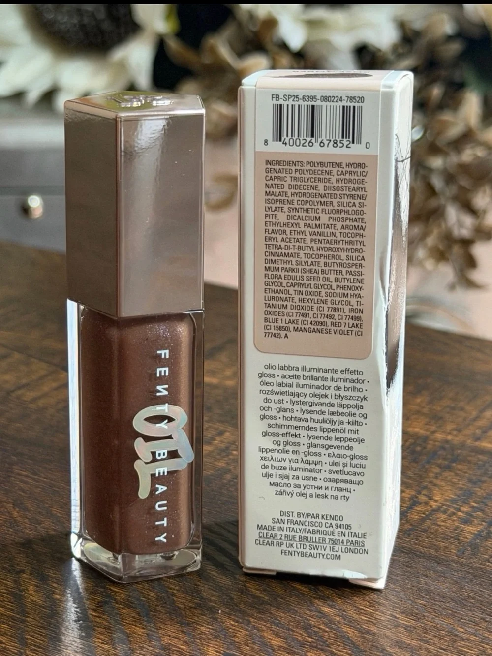 Fenty Beauty Gloss Bomb Oil Lip Oil - 03 Rose Amber
